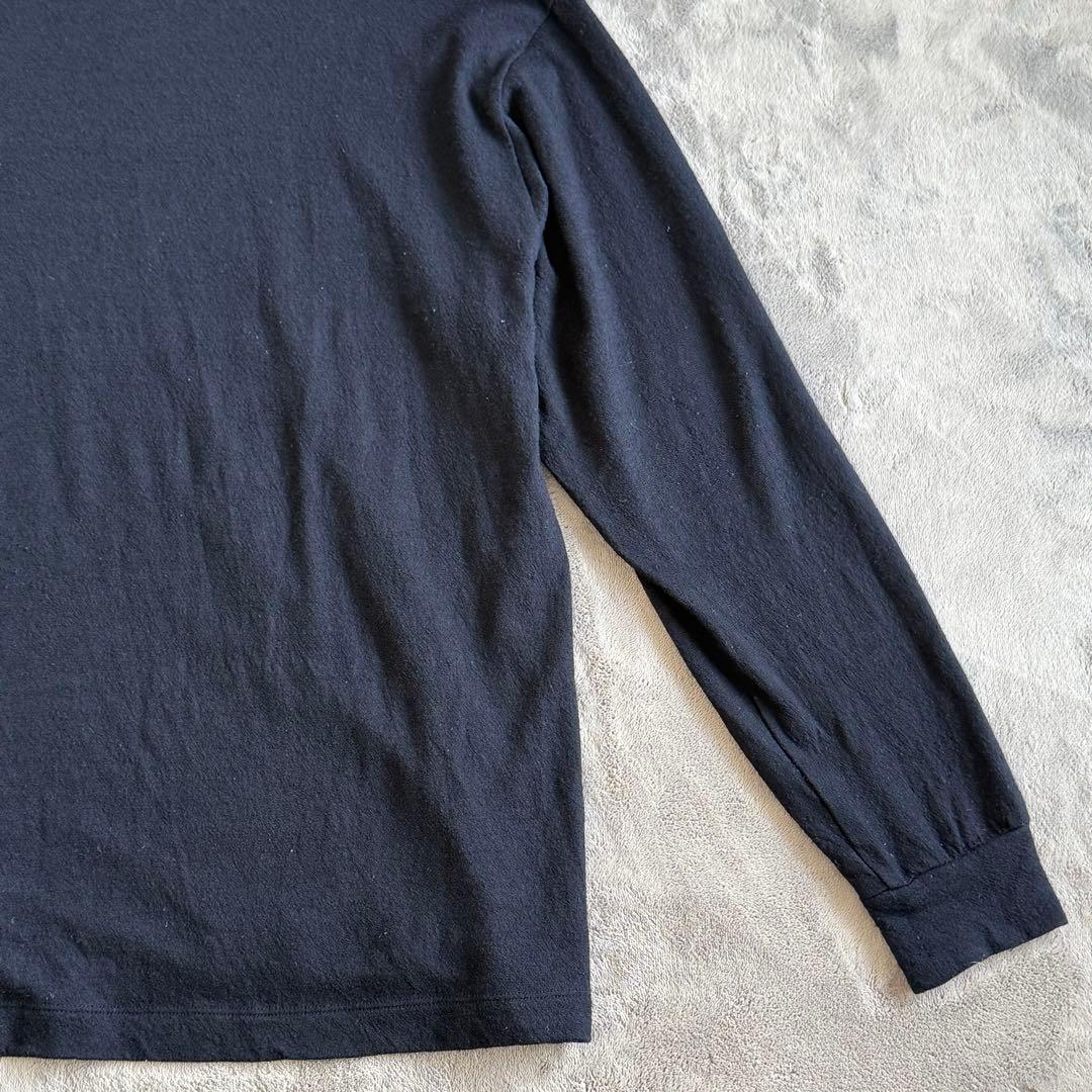20AW COMOLI ウール天竺 タートルネック 長袖 紺