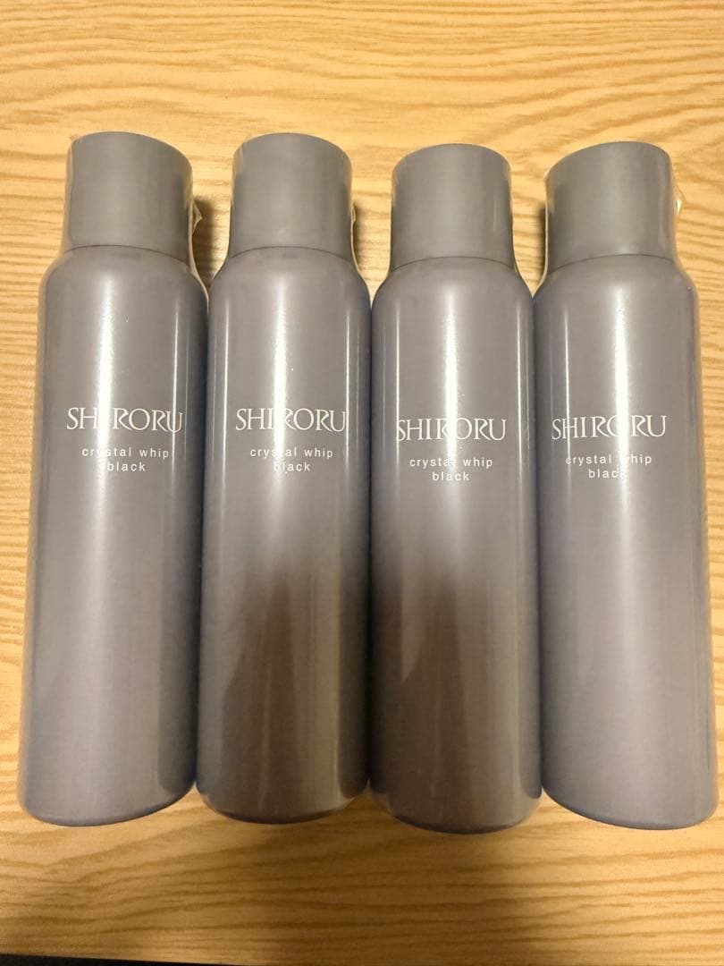SHIRORU クリスタルホイップ ブラック4本セット