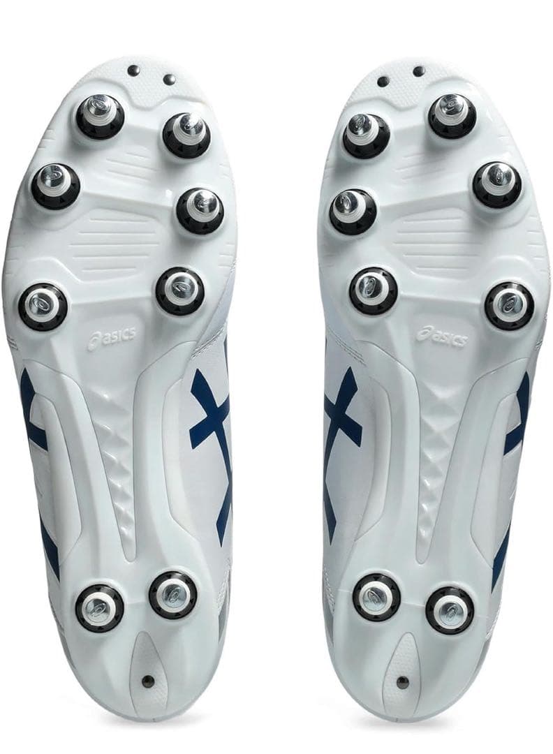 ASICS DS LIGHT ホワイト/ネイビー ラグビースパイク