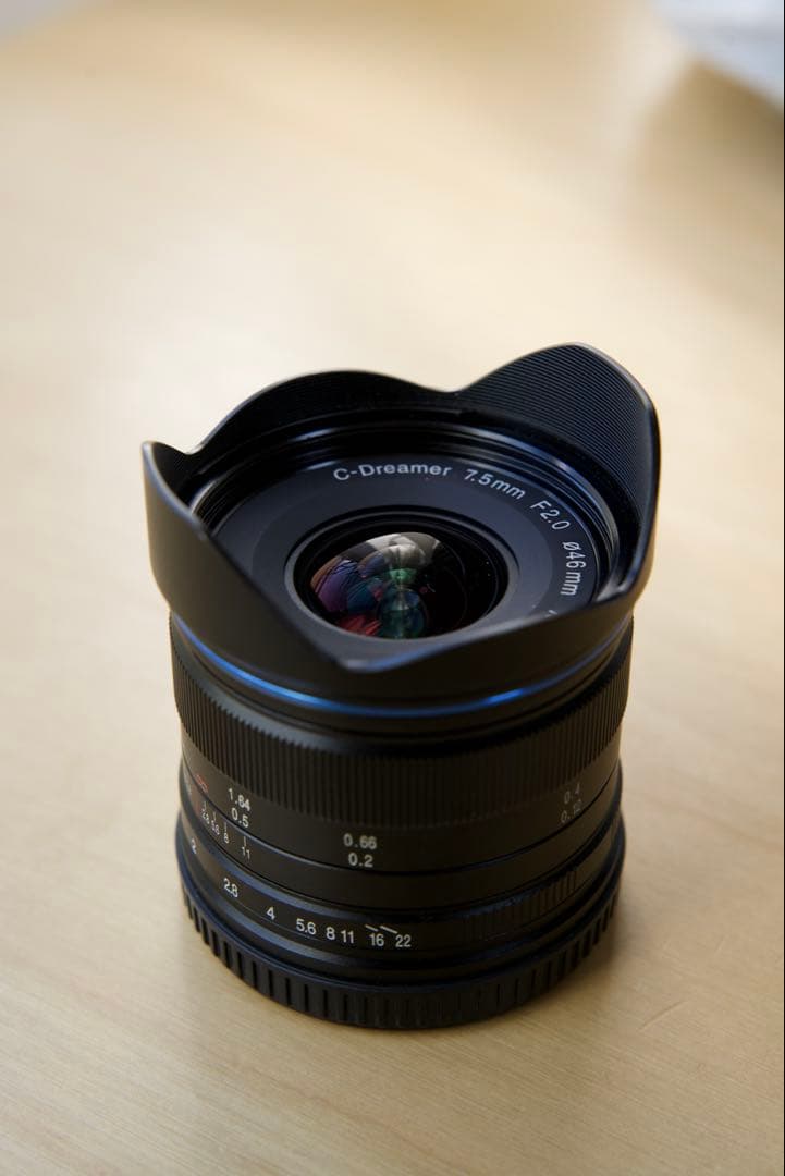 【美品】LAOWA 7.5mm F2 MFT