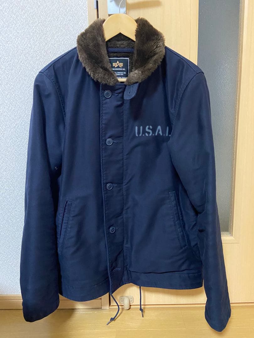 アルファ　ALPHA N-1 デッキジャケット　 Lサイズ