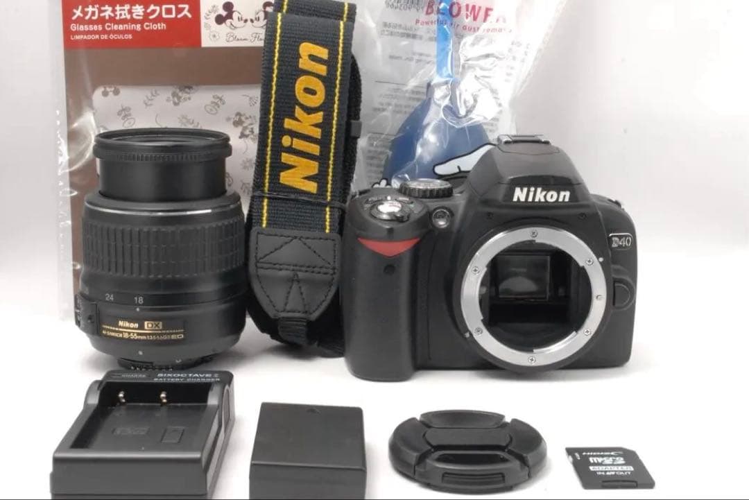 ✨一眼レフカメラ✨Nikon D40 手軽に始めたい方 高画質 軽量 簡単操作