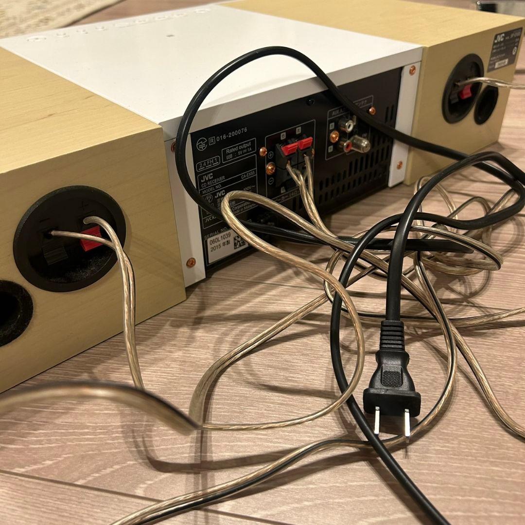 ラジオ・コンポ JVC WOOD CONE EX-S5