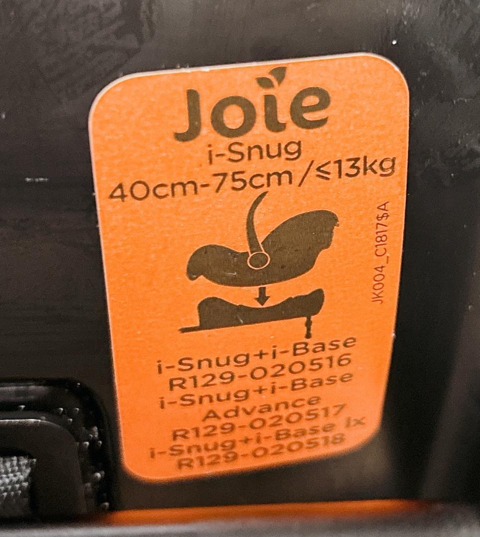 Joie i-Snug＋i-Base ISOFIX チャイルドシートセット