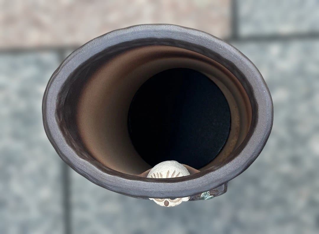 値下げ　新品　傘立て　ふくろう　信楽焼　陶器　高さ45cm　新築祝　開店祝