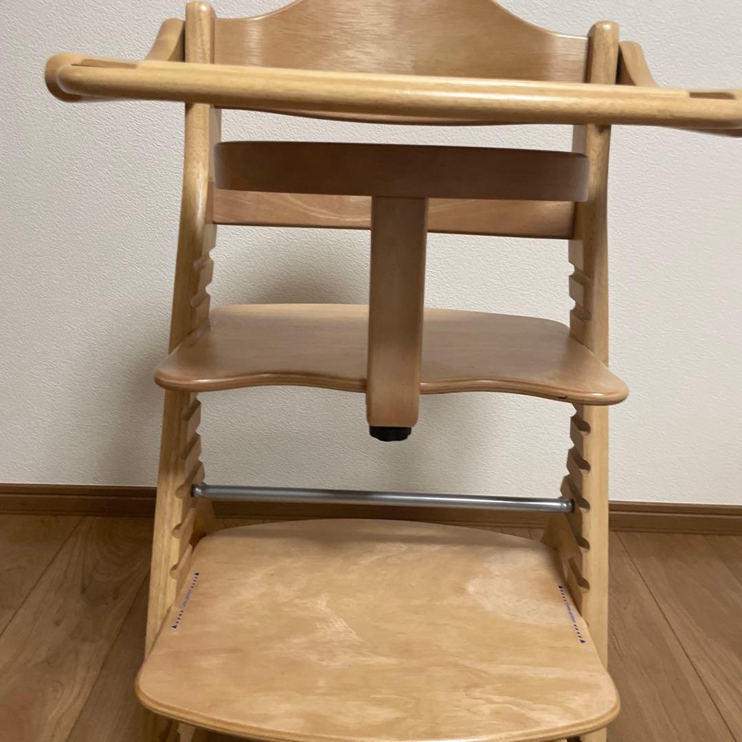 【美品】大和屋　すくすくチェアプラス　テーブル付