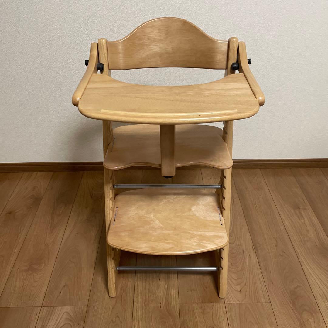 【美品】大和屋　すくすくチェアプラス　テーブル付