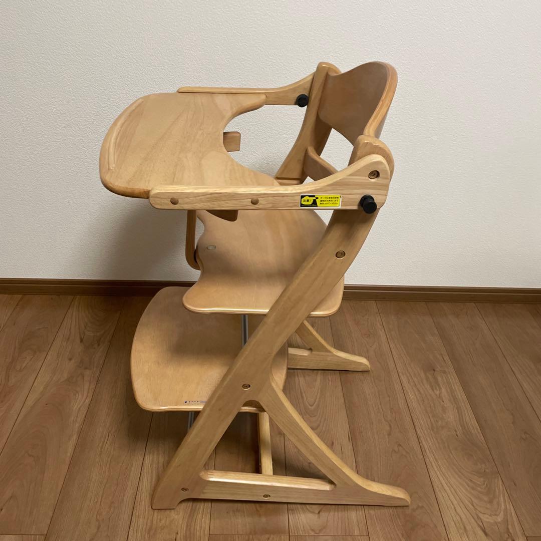 【美品】大和屋　すくすくチェアプラス　テーブル付