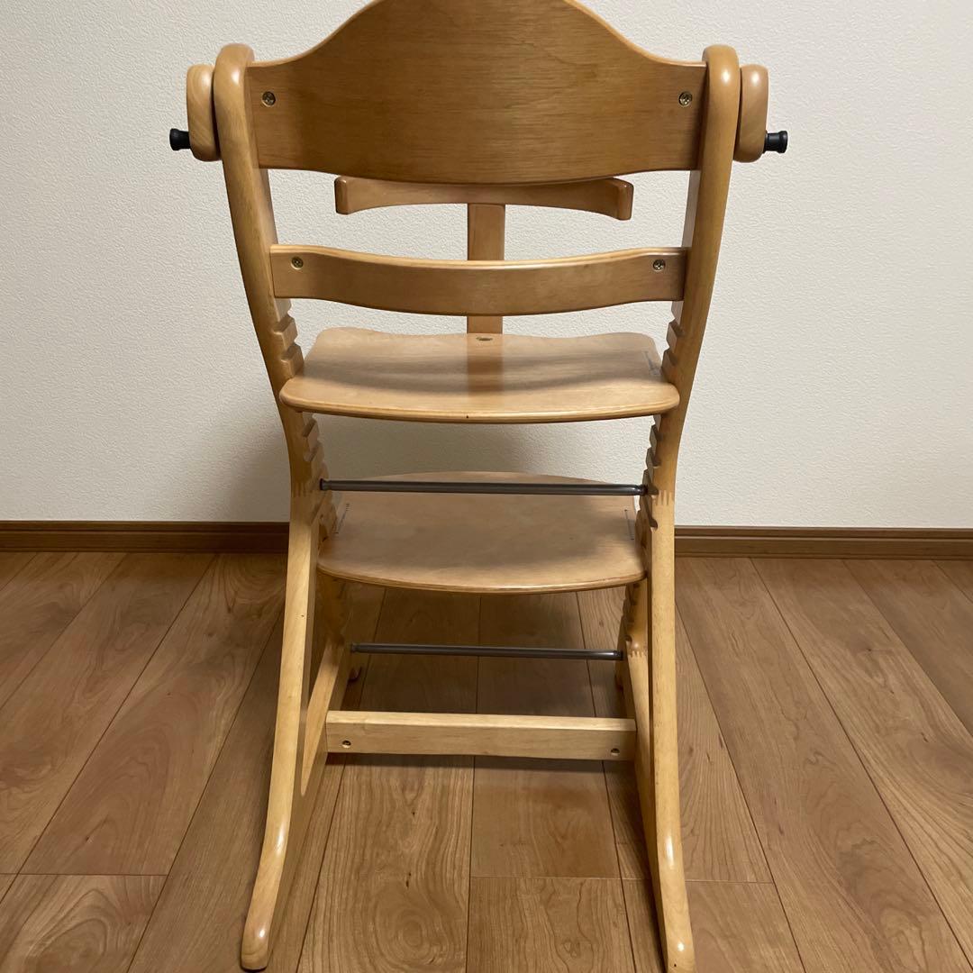 【美品】大和屋　すくすくチェアプラス　テーブル付