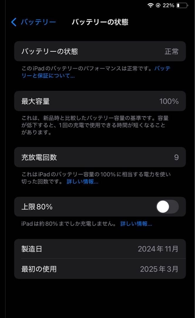 iPad本体 iPad mini (A17 Pro) Wi-Fi 128GB Blue