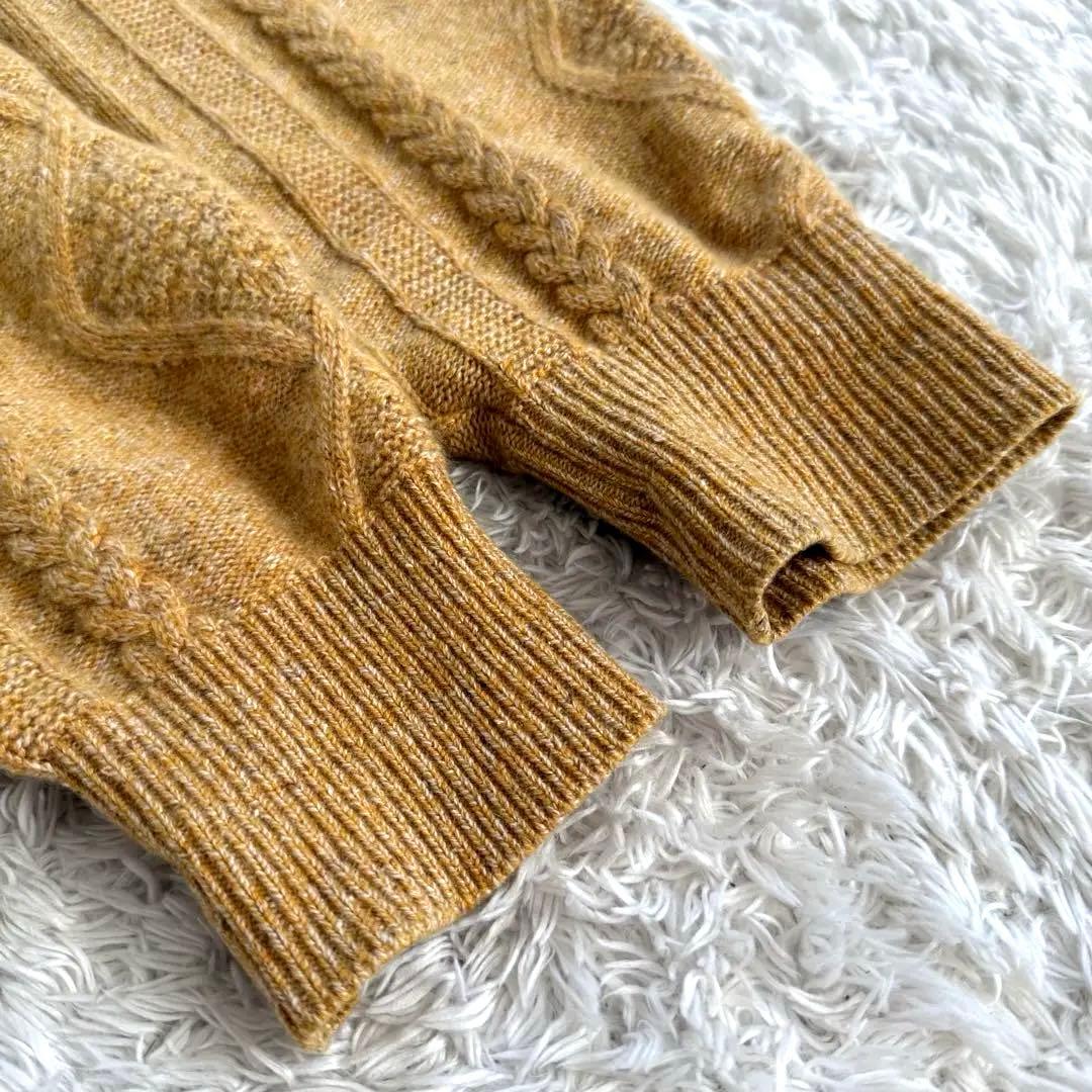 クリスチャンディオールムッシュー カシミヤ100% ケーブルニット セーター