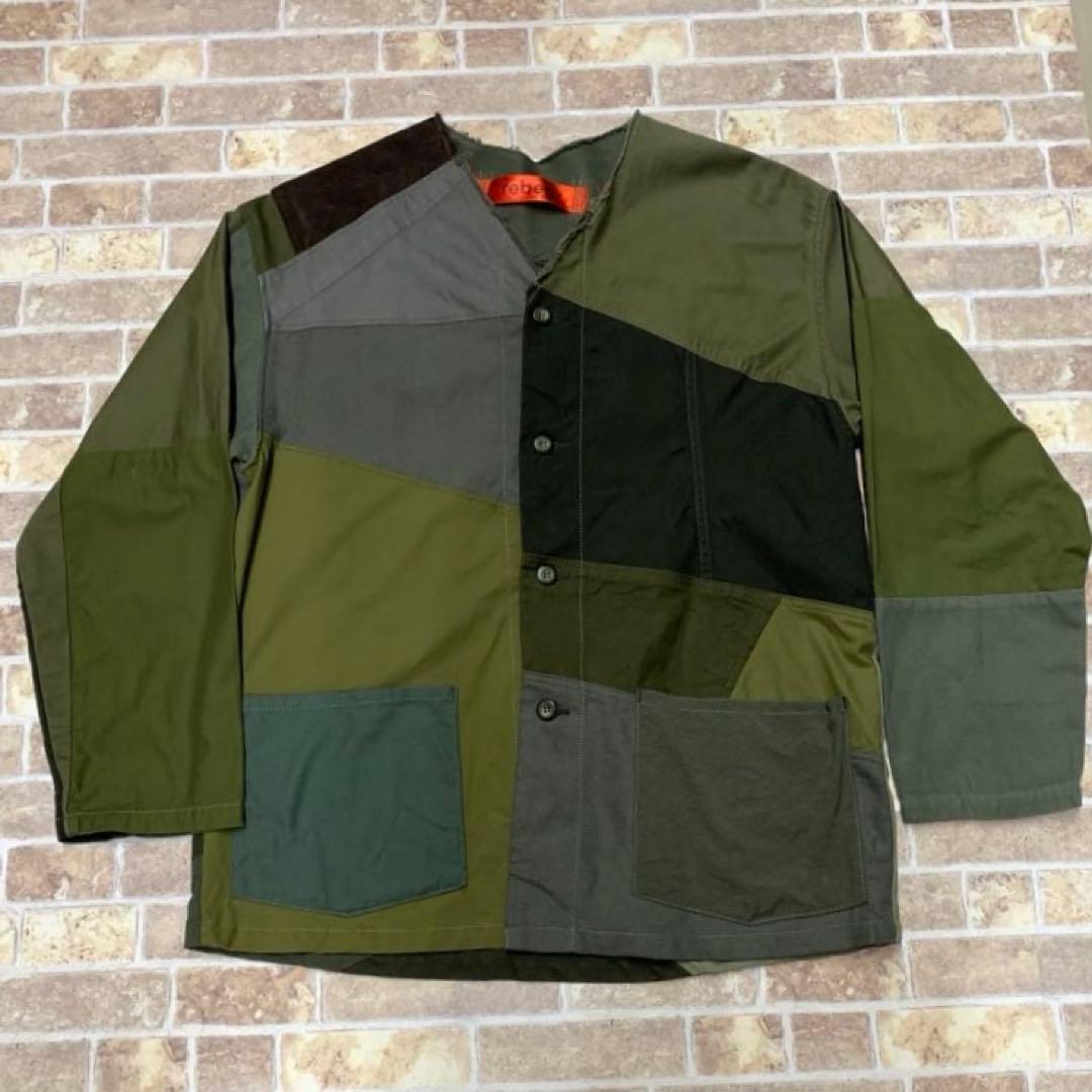 JOHN BULL reberリメイクパッチワーク ジャケット ジョンブル