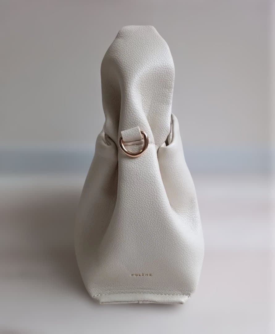POLENE ホワイト ハンドバッグ