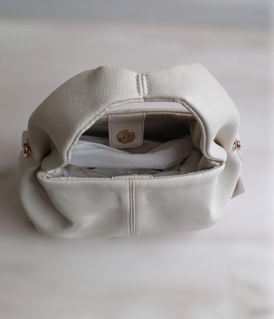 POLENE ホワイト ハンドバッグ