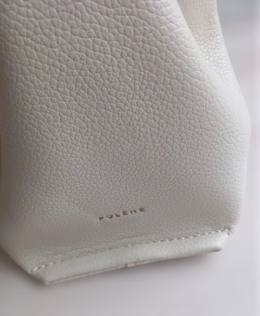 POLENE ホワイト ハンドバッグ
