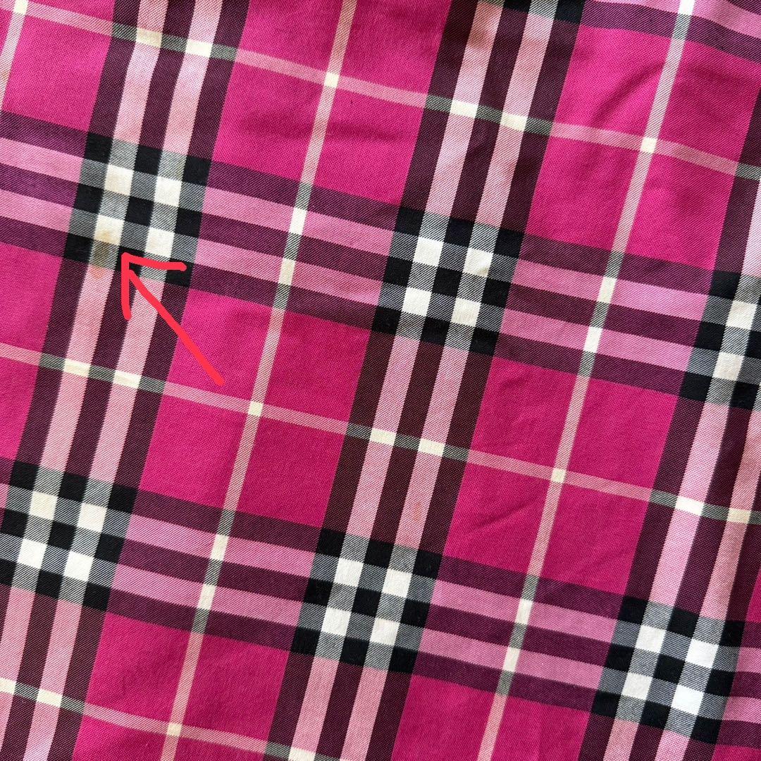 【美品】バーバリーロンドン プリーツスカート ノバチェック マゼンタピンク
