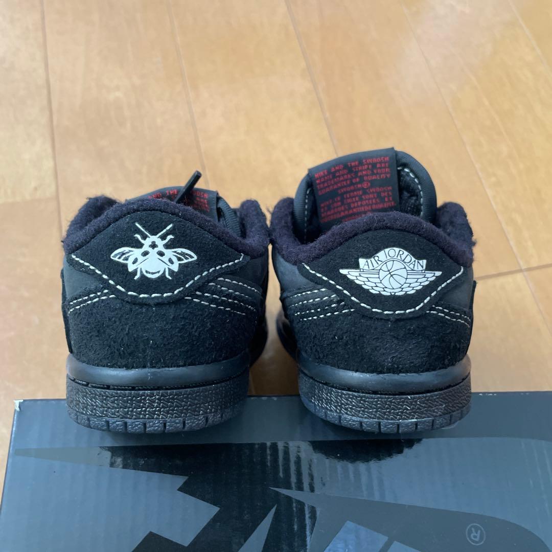 NIKE ジョーダン１LOW トラヴィススコット　ブラックファントム