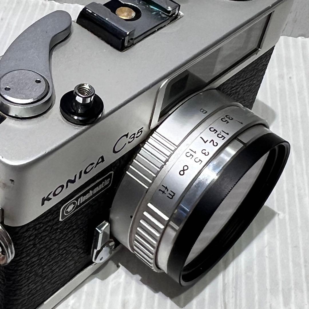 【KONICA/コニカ】フィルムカメラ　1:2.8 f=38mm 趣味