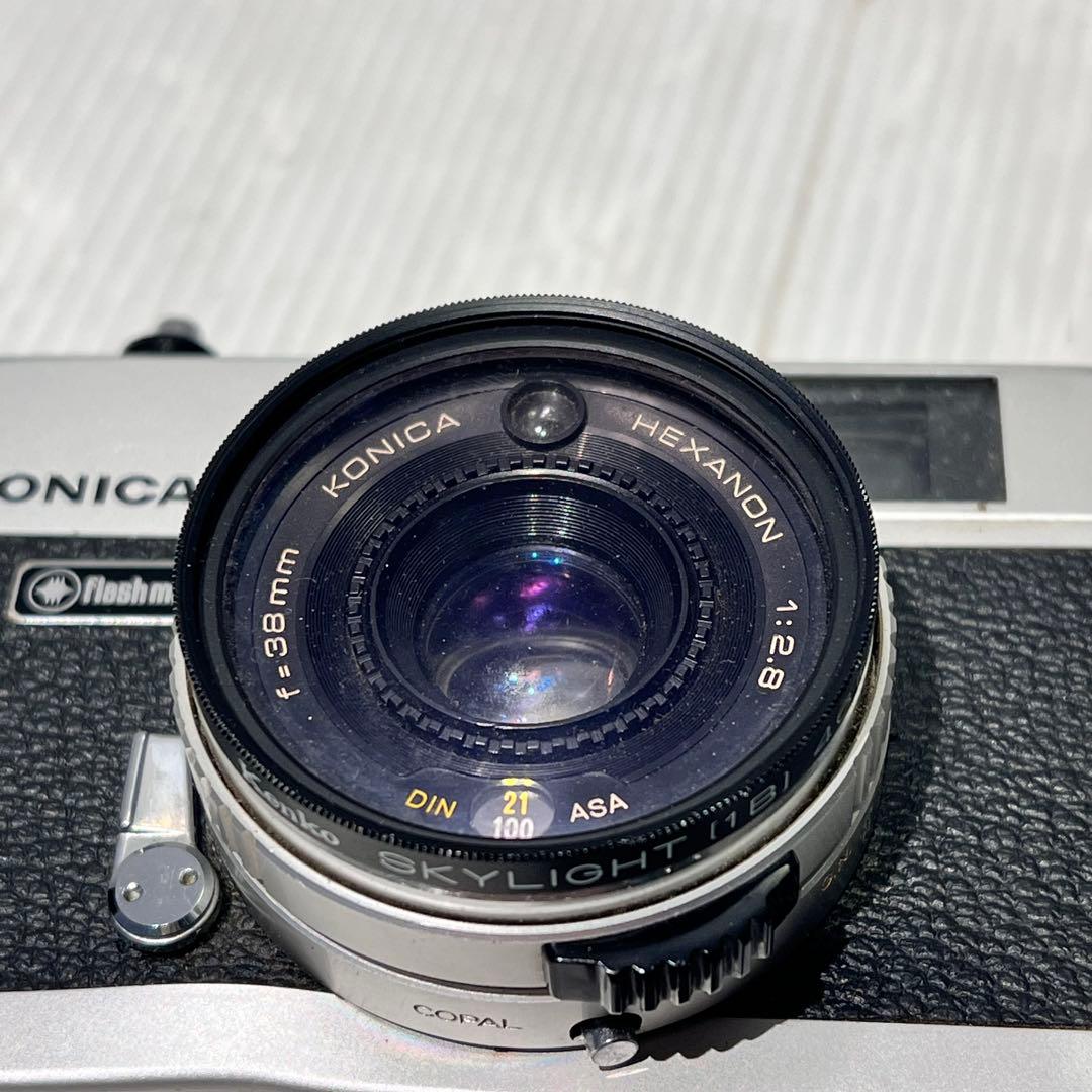 【KONICA/コニカ】フィルムカメラ　1:2.8 f=38mm 趣味