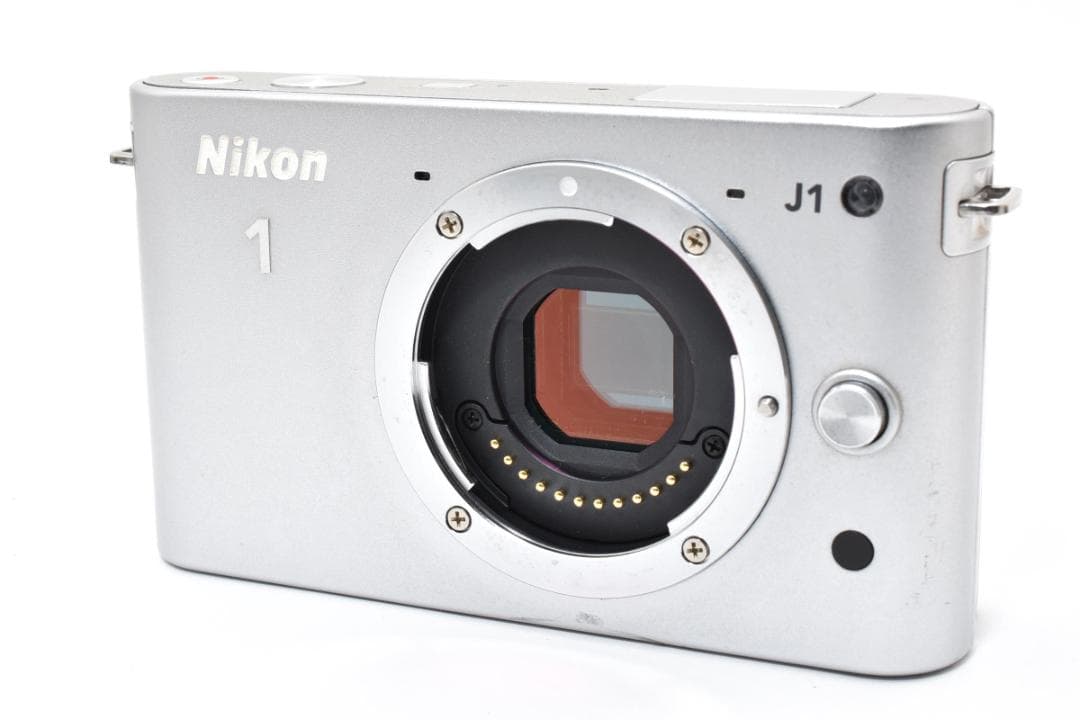 ニコン 1 J1 ミラーレスデジタルカメラボディ シルバー バッテリー x2