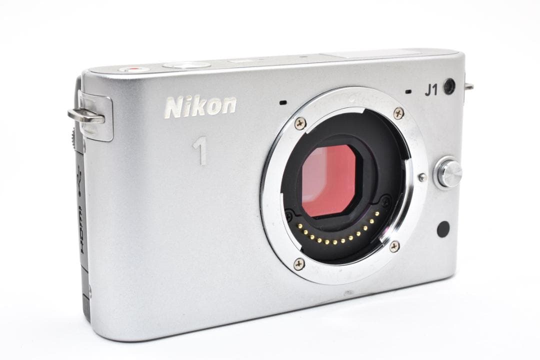 ニコン 1 J1 ミラーレスデジタルカメラボディ シルバー バッテリー x2