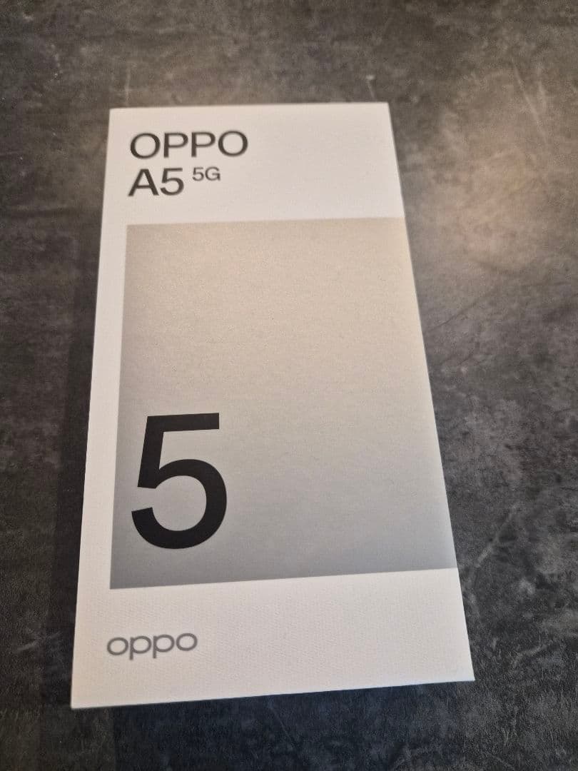 【通電のみ】OPPO A5 5G OPG06 ホワイト128GB SIMフリー