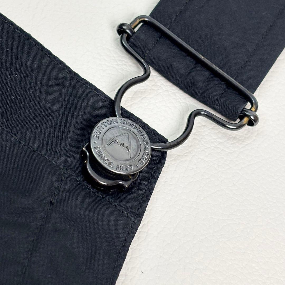 2457【美品】バートン ビブパンツ ゴアテックス スノボウェア 黒 つなぎ