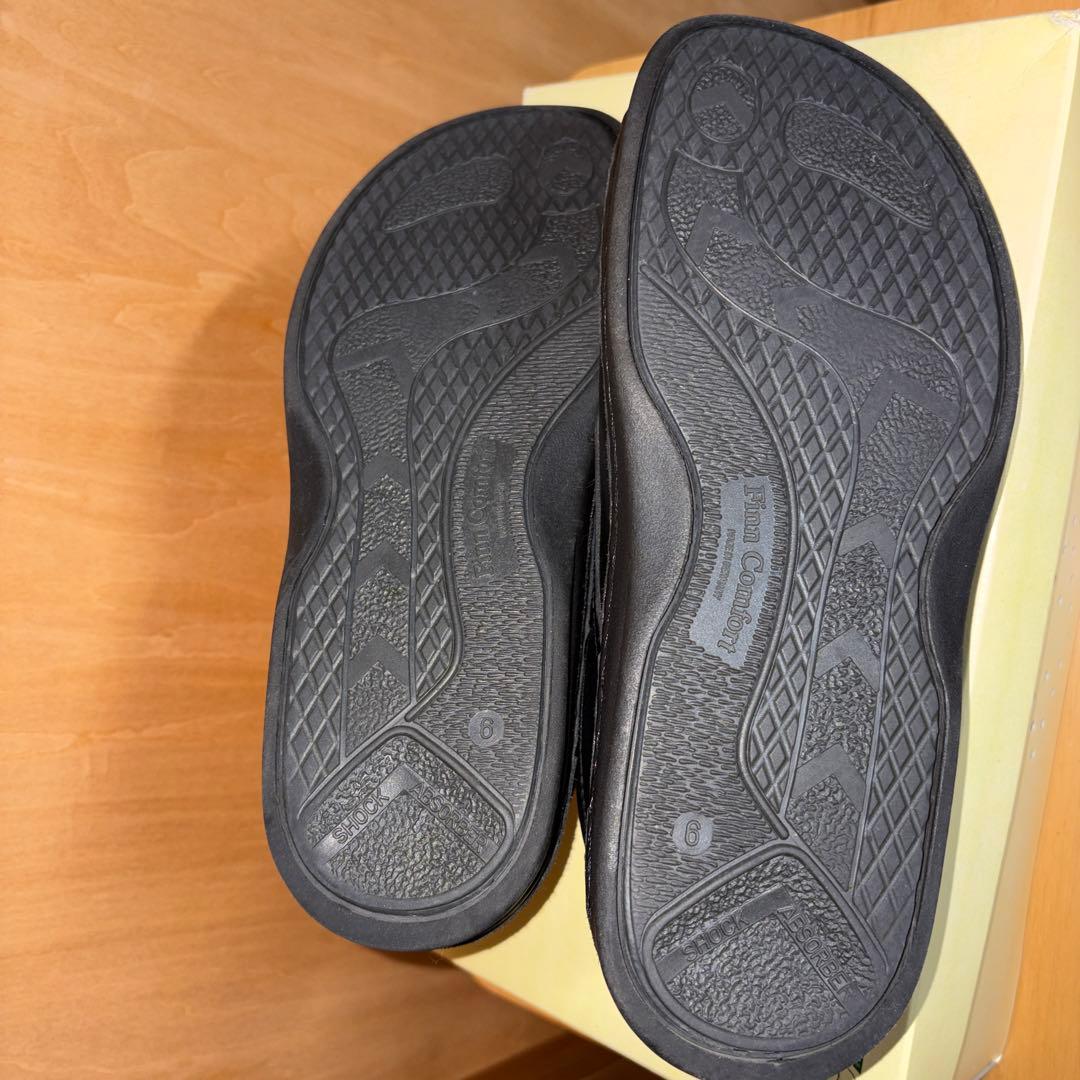 未使用級 FinnComfort 革靴24.5〜25cm ドイツ製