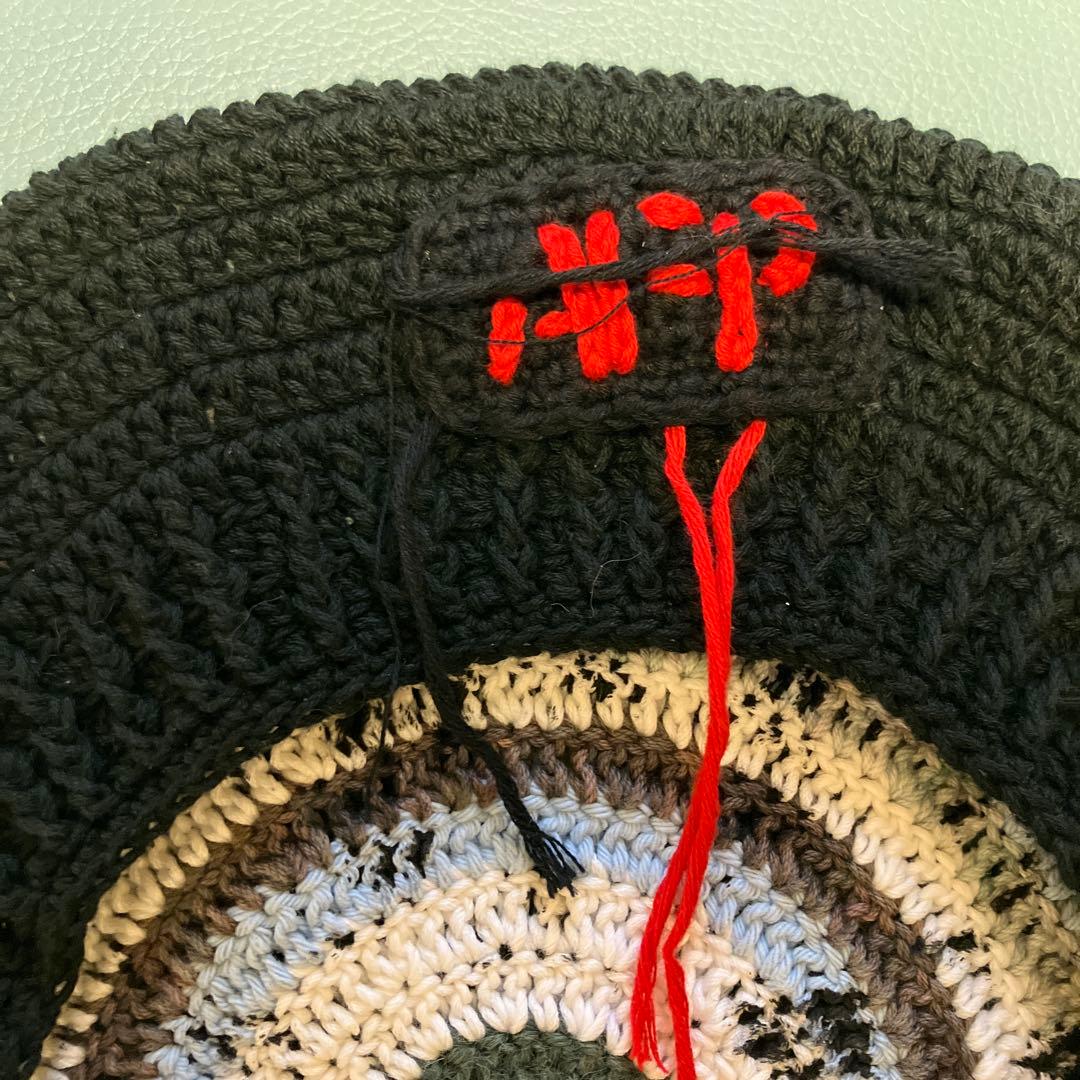 AFPタムベレー帽　dischargeZOUO、クラスト