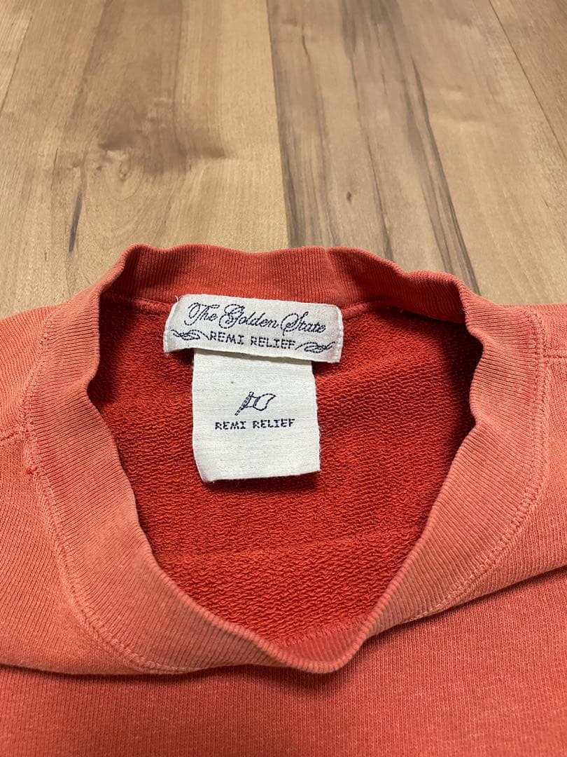 REMI RELIEF : 別注 加工裏毛クルー　ARKNETS