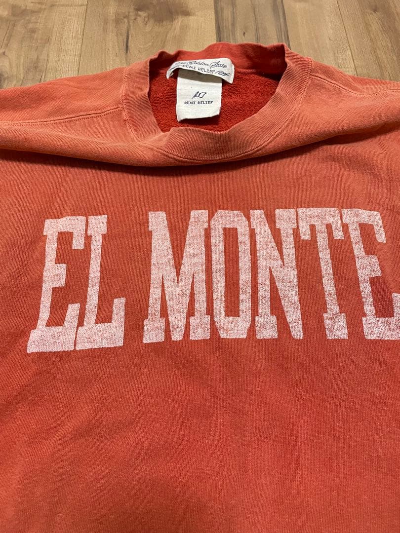 REMI RELIEF : 別注 加工裏毛クルー　ARKNETS