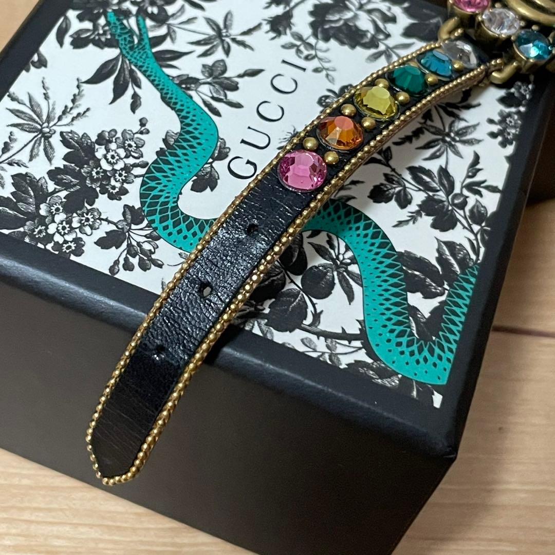 ✨️極美品✨️ GUCCI バングブレスレット マルチカラー GGロゴ 箱付き