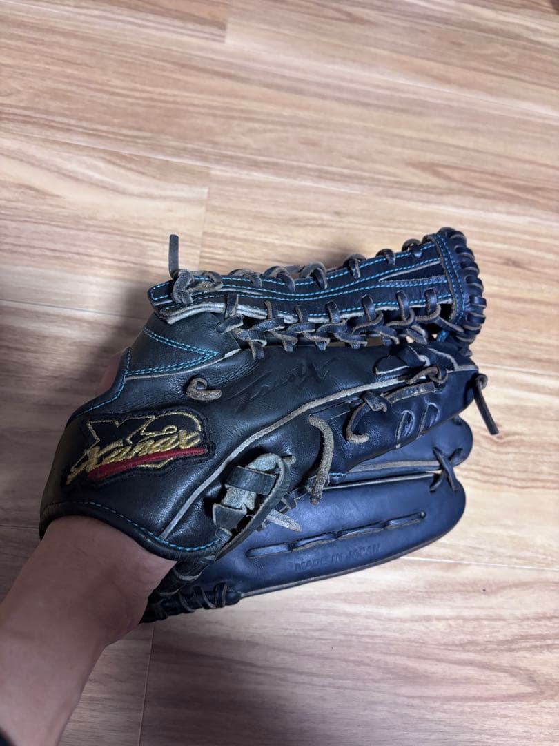 ザナックス 外野用硬式グローブ 黒