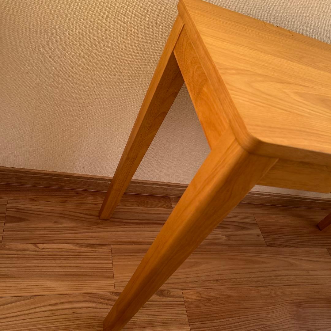 【美品】ベルメゾン パソコンデスク 木製 ナチュラル 学習机 100×40 cm