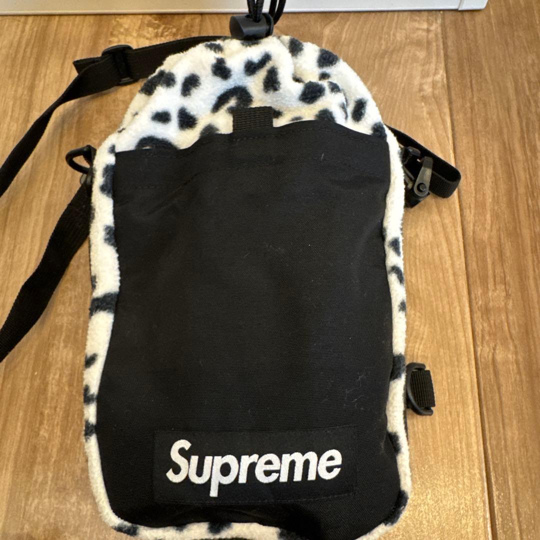 Supreme レオパード柄 ショルダーバッグ ポーラテック 美品