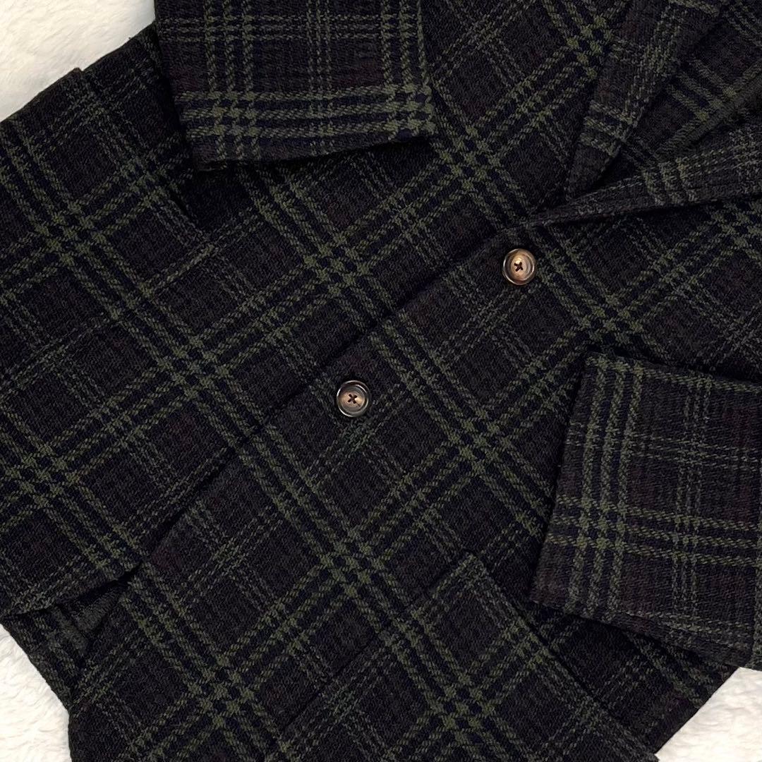 希少 CIRCOLO1901 チルコロ グレンチェック アンコンジャケット 54