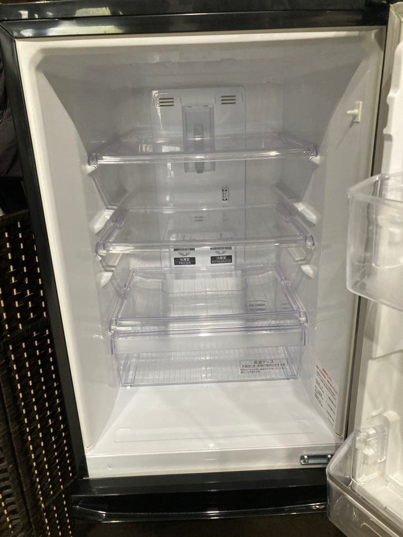 【直接お取引き限定】冷蔵庫 三菱 146L 黒 MR-P15X-B【14年製】