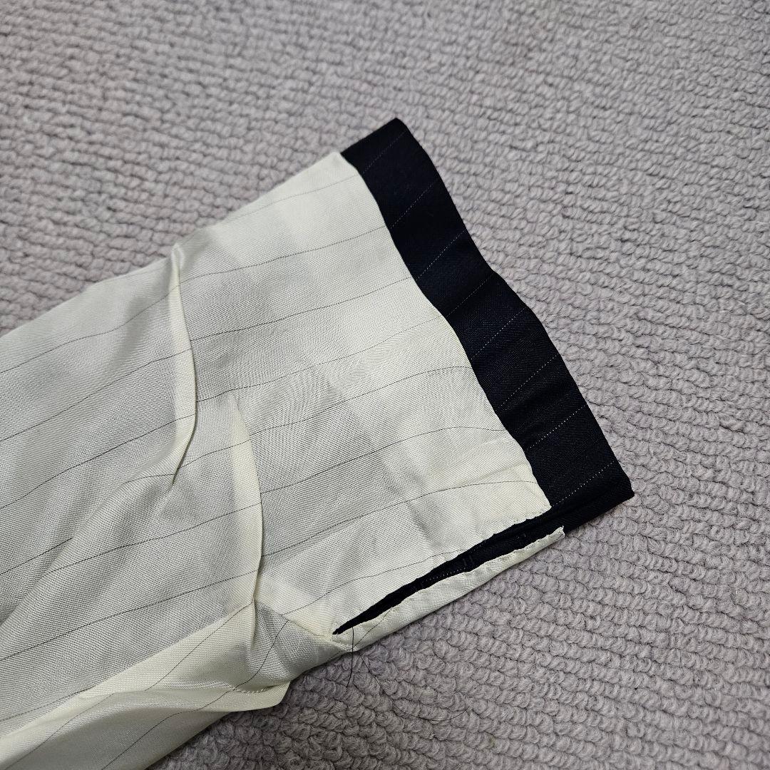 【PRADA】美品 プラダ イタリア製 ダブルスーツ ストライプ 50R