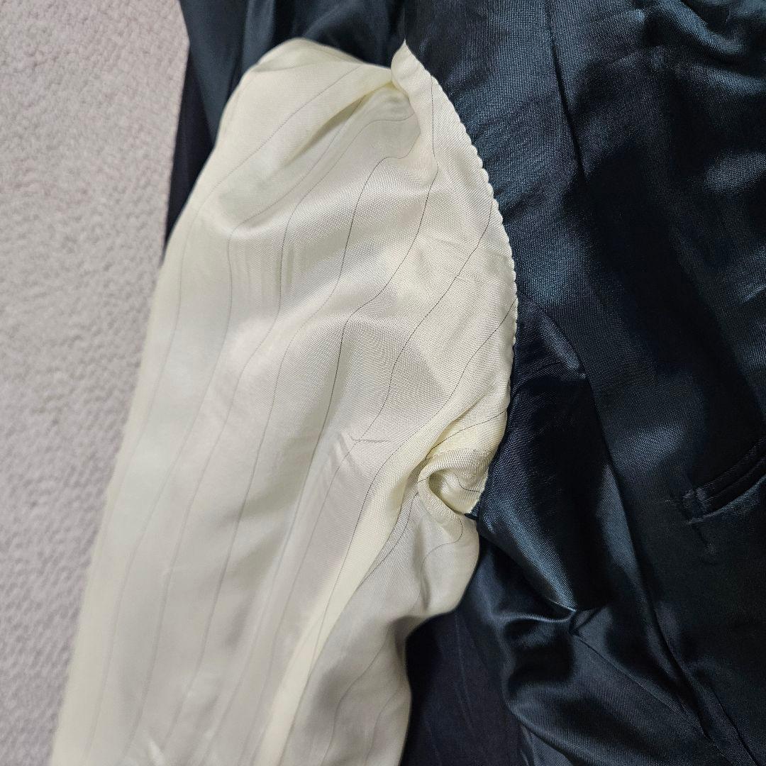 【PRADA】美品 プラダ イタリア製 ダブルスーツ ストライプ 50R