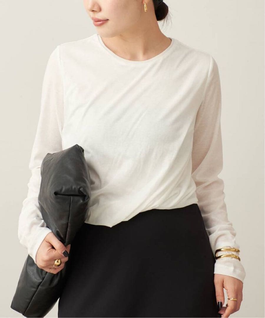 Plage balloon cotton long Tシャツ