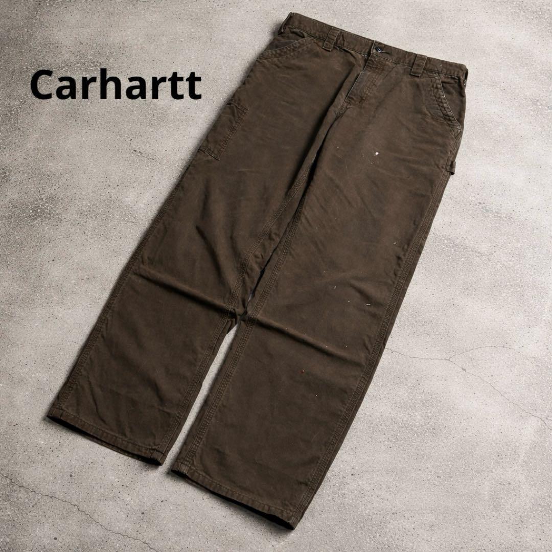 Carhartt ペインターパンツ メキシコ製 ダークブラウン W34