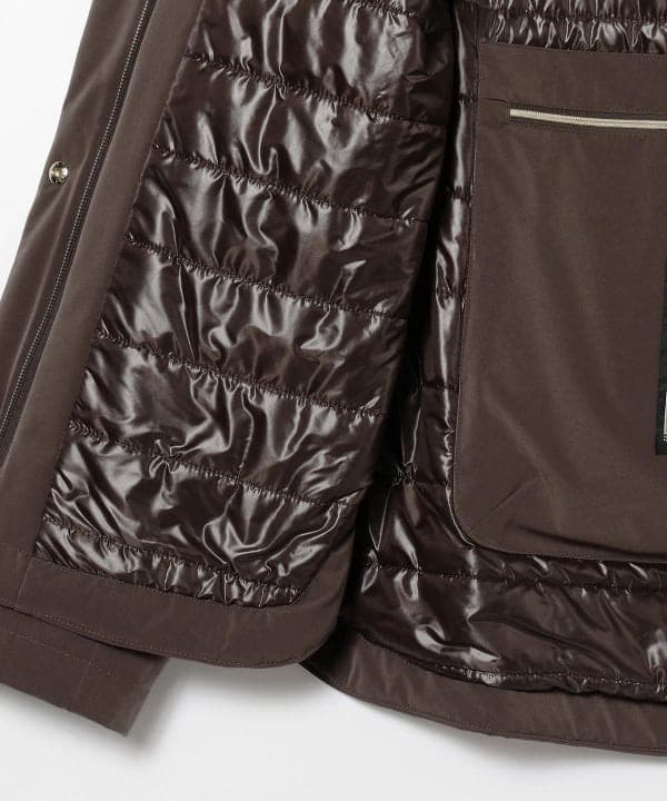 HERNOリゾートライン パッカブル 中綿コート GC036DR 38 ブラウン