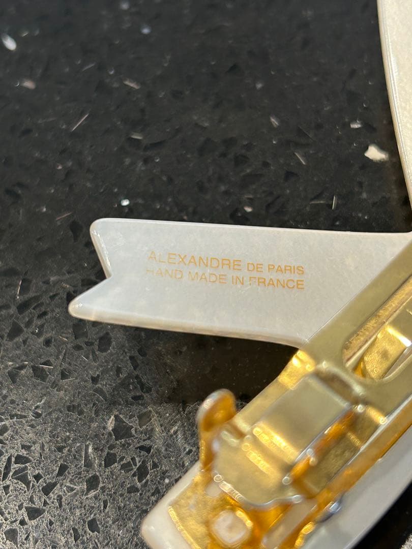 ALEXANDRE DE PARISリボン型バレッタ