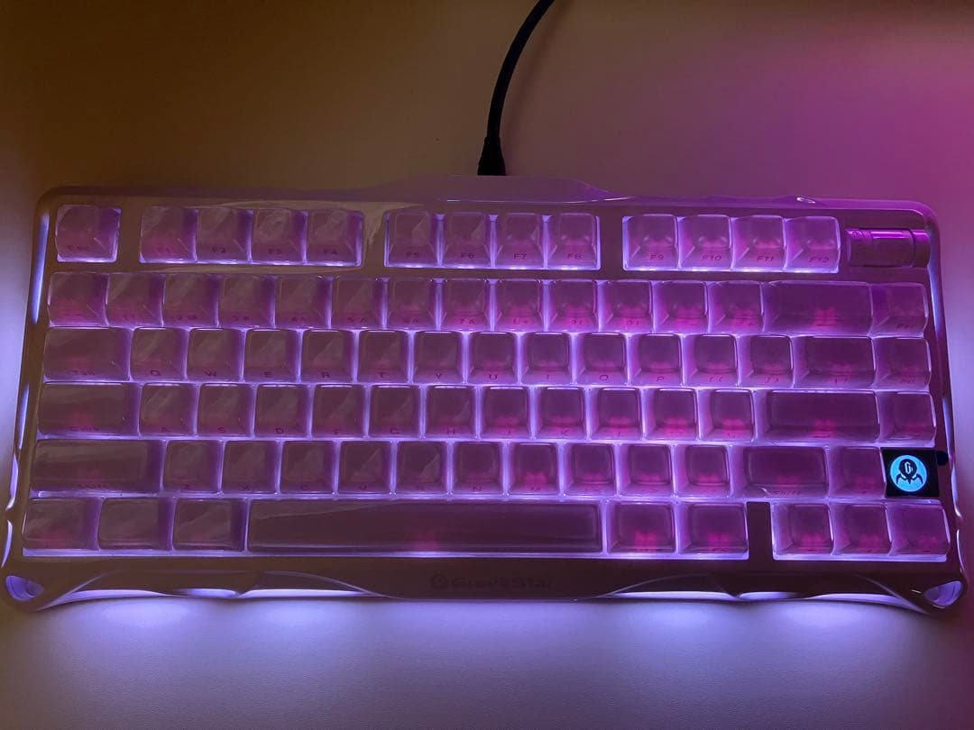 GravaStar Mercury V75 ホワイト ラピトリキーボード