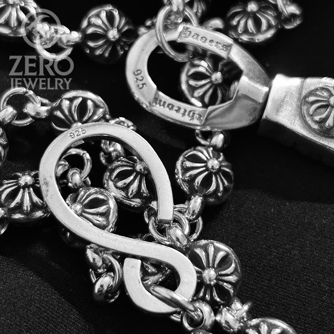 【ren】クロスボール ウォレットチェーン 65cm