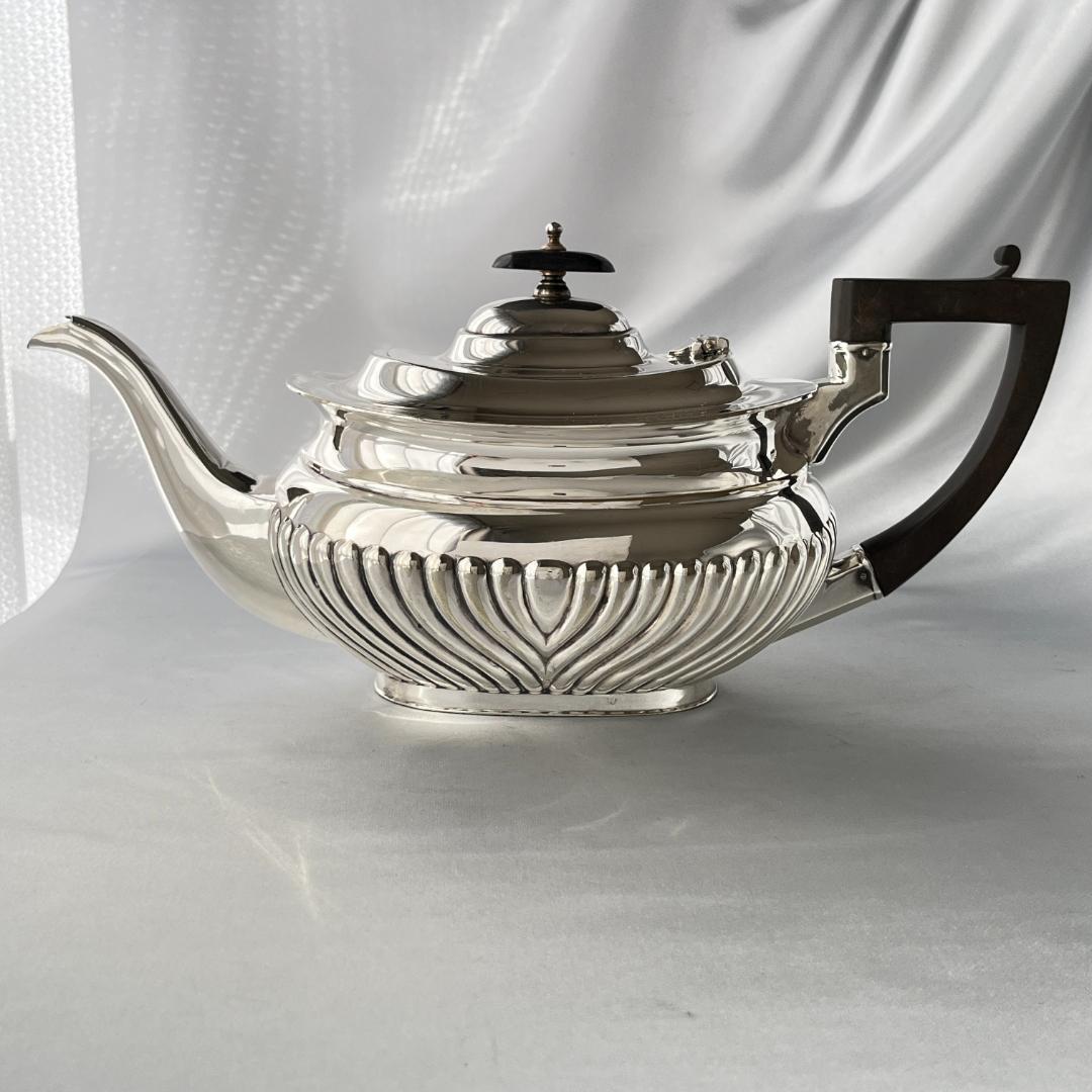 【G W Shirtcliffe & Son】 ハーフリブのティーセット 3点