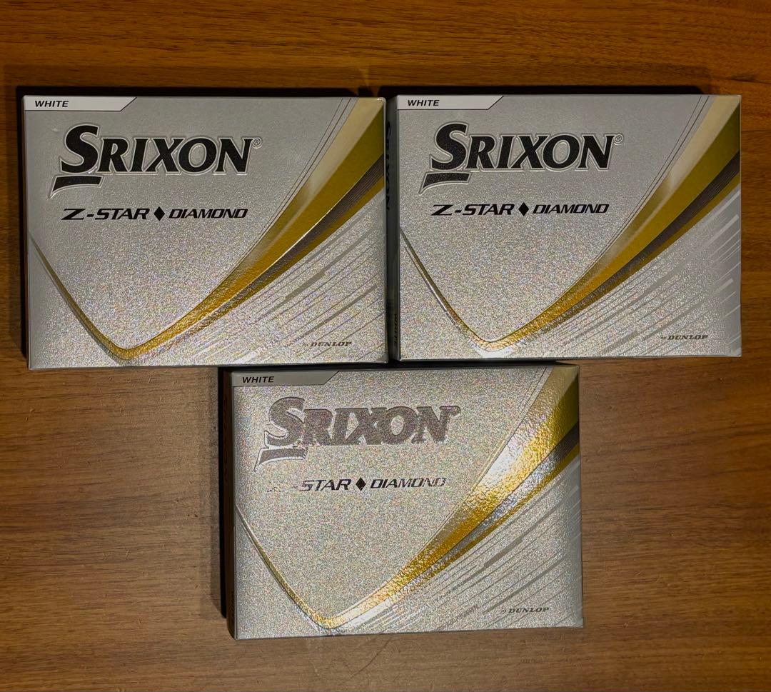 【値下げ】3ダース　スリクソンZ-STARダイヤモンド　ホワイト2025モデル