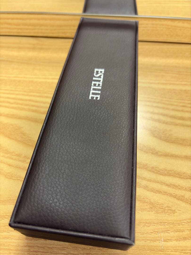 ESTELLE パールネックレス K10 使用2回 美品 ケース付き