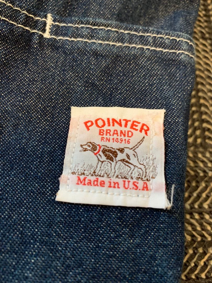 POINTER ポインター デニム カバーオール XS USA製