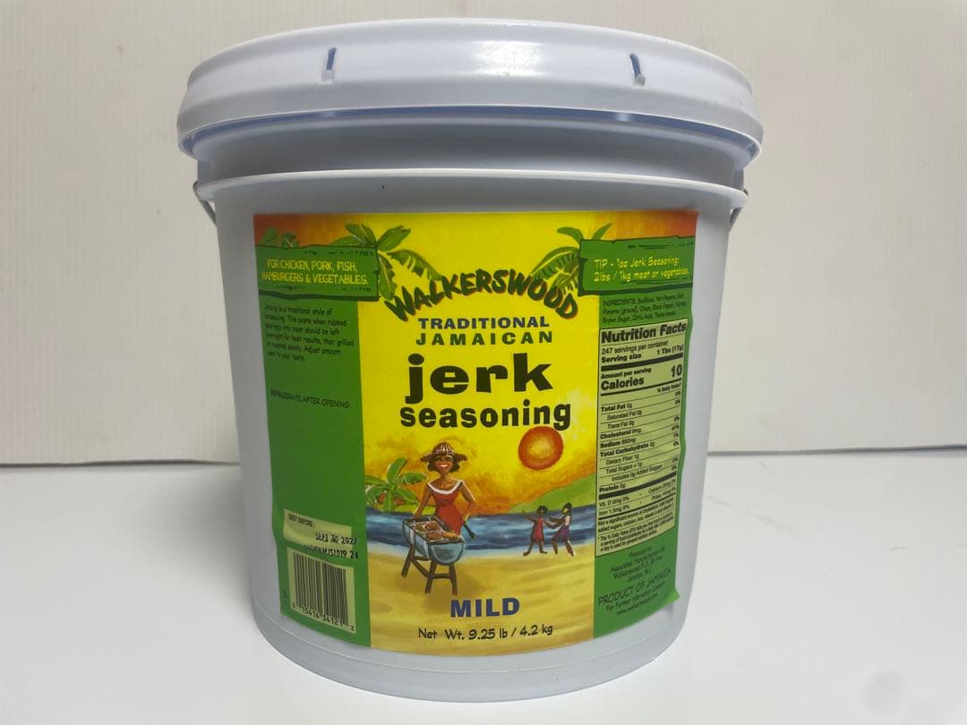 調味料・料理の素・油 Walkerswood Jerk Seasoning Mild 4.2kg